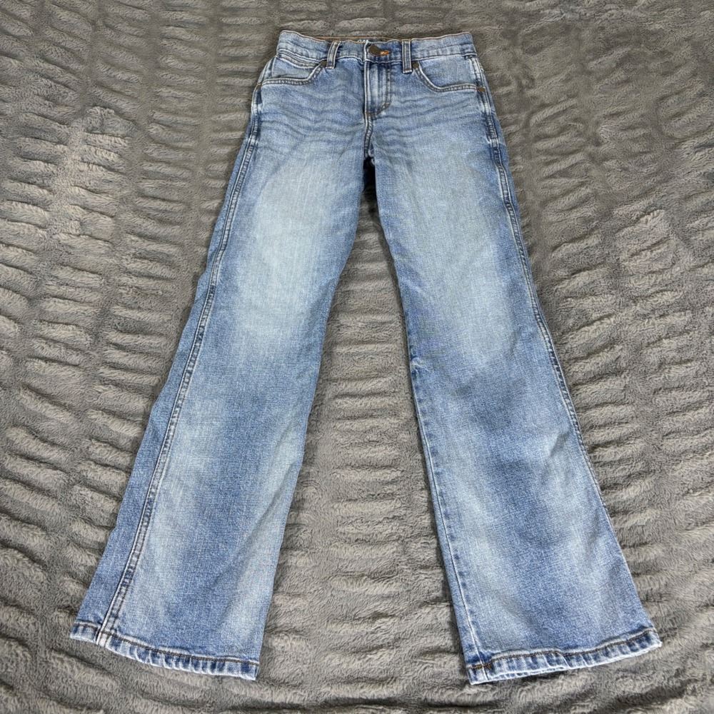Wrangler Retro Relaxed Boot Light Wash Jeans Boys 10 Slim 112323584 Blue Denim